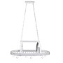 Elegant Designs White 2 Light LED Kitchen Pot Rack with Downlights (PR1000-WHT)~#|#~B582E07C-D686-4996-8E2B1B7EAC8F83F9_sc7
