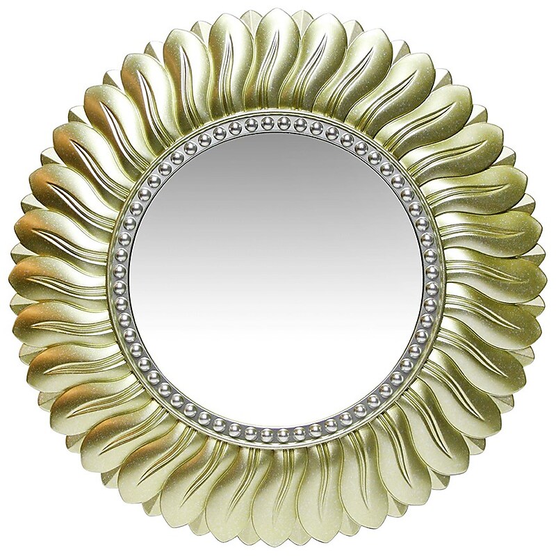 Infinity Instruments Marseille Decorative Wall Mirror, Plastic, 21.5" (20015GS) image 1