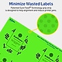 Avery Decorative Edge Multipurpose Labels, 2-1/2" x 2-57/64", Neon Green, 120/Pack (94121)~#|#~B589D73A-AFEE-4B21-A26834369B46267D_sc7