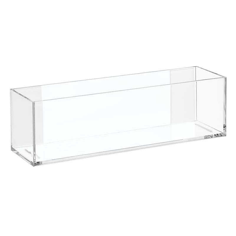 iDESIGN Small Plastic Storage Bin, Clear (66610) image 1