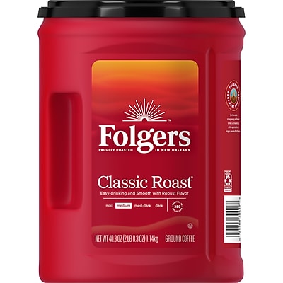 Folgers Classic Roast Ground Coffee, Medium Roast, 40.3 oz. (2550030419) Sansujyuku sansujyuku.com