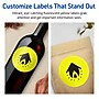 Avery Laser/Inkjet Round Multipurpose Labels, 3.5" Dia., Neon Yellow, 160/Pack (94514)~#|#~B595ADDA-9EC6-49A7-A947CF6578825E59_sc7