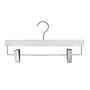 Nahanco 14" Plastic Flat Frosted Display Pant Hanger, 100/Pack (W005)~#|#~B5962970-BF3A-490B-860EE30F7680518B_sc7