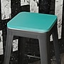 Flash Furniture Perry Modern Poly Resin Replacement Square Seat with Rounded Edges, Mint, Set of 4 (4JJSEAPL02MINT)~#|#~B598396F-A1BF-445C-9EA4E2A96F16FBB3_sc7