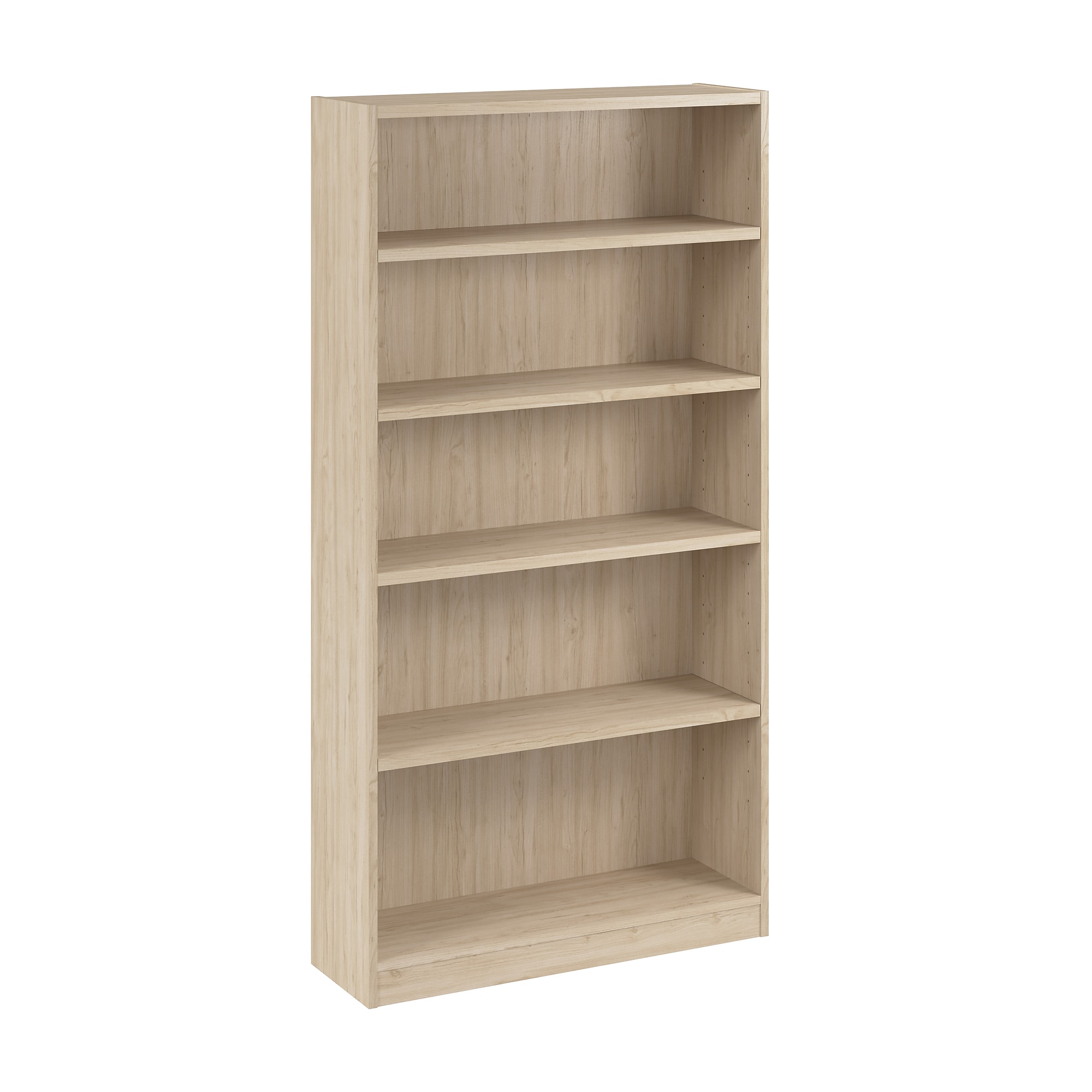 Bush Business Furniture Vista Tall 5 Shelf Bookcase, Natural Elm (VSB12479-Z) Sansujyuku sansujyuku.com