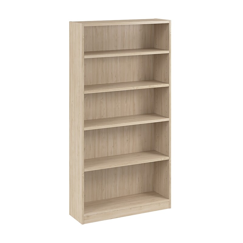 Bush Business Furniture Vista Tall 5 Shelf Bookcase, Natural Elm (VSB12479-Z) image 1