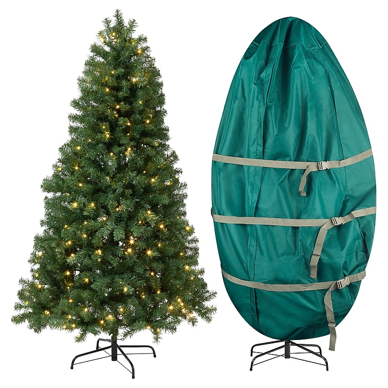 Elf Stor 6 ft. Pre-Lit Artificial Christmas Tree (50-300-6LIT-BAG) image 1