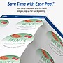 Avery Laser Waterproof Round Labels with Sure Feed, 2 1/2" dia., White, 72 Labels/Pack (5657)~#|#~B5A46345-B7D1-432D-BD7F36FF03A9DEC8_sc7