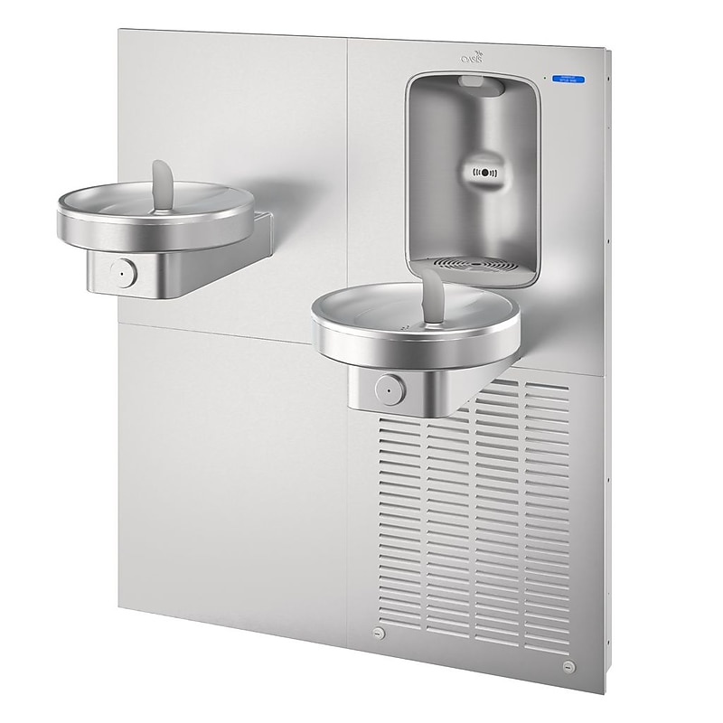 Oasis Bi-Level Radii Fountains w/ Integrated Stainless Steel Electronic Bottle Filler, Refrigerated 8 GPH (507172) image 1
