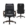 Thomasville Furniture Lockhart Ergonomic Bonded Leather Swivel Executive Chair, Black (51494-BLK)~#|#~B5A56259-F1F7-4D12-A0A4DE01E9FA48DD_sc7