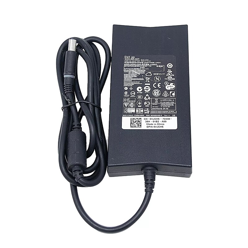Dell Slim 130W Laptop Adapter & Charger for Dell Latitude Laptop, Black (MTMPN) image 1