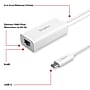 Staples TECH USB-C to Ethernet Adapter, Female to Male, White (ST62369)~#|#~B5B0C9F0-53B8-4473-A6A401D7FFC65175_sc7