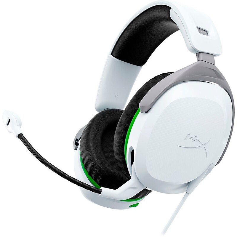 HyperX CloudX Stinger 2 3.5mm Noise Canceling Stereo Gaming Headset, UC Certified, White (75X28AA) image 1