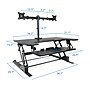 Mount-It! Mount-It! 36"W Manual Rectangular Adjustable Aluminum Standing Desk Converter, Black (MI-7934)~#|#~B5B4E376-C49D-4B52-83719C3A97D10D3E_sc7