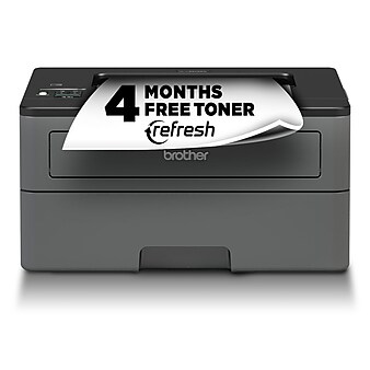 Brother HL-L2370DW Compact Monochrome Laser Printer with Wireless & Ethernet and Duplex Printing, Refresh Subscription Eligible