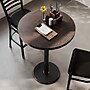 Flash Furniture Bennett 30" Round Wooden Commercial Indoor Table, Dark Brown Top/Black Base (GSFRD30DBTR18B)~#|#~B5BC36F9-2EB8-4241-86AFB92F8BB09887_sc7