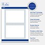 Avery Gold Dots with Blue Border Matte Blank Card, White, 20/Pack (S00-DMN)~#|#~B5BE0A4A-55AE-42CF-BCCCE98A7FF030B0_sc7