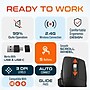 Delton S18 Wireless Mouse & Charging Mouse Pad Bundle, Black (DMWS18BD1)~#|#~B5C169A9-7D1D-44FD-82F176CE6BE1926C_sc7