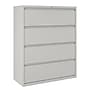 Staples 4-Drawer Lateral File Cabinet, Locking, Letter/Legal, Gray, 42"W (20301D)~#|#~B5C18FF3-B9CB-4FFA-A0F6EB41E95A7ED4_sc7