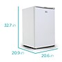 Black & Decker Adjustable Temperature Control Refrigerator with Freezer Compartment, 4.3 Cu. Ft., White (BCRK43W)~#|#~B5C53BFF-2ECF-4337-8AB9278CCB3B3C64_sc7