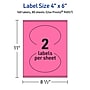Avery Hemp Wraparound Band Laser/Inkjet Multipurpose Labels, 2-3/8" x 8", Off-White (120/Box)~#|#~B5C7DC52-6EA0-4966-AB92538A3CF34733_sc7