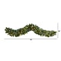 Nearly Natural Snow Tipped Christmas Artificial Garland, 6' (W1311)~#|#~B5CB6214-6608-42F8-A249CC96FAC1F5FC_sc7