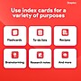 Staples™ 4" x 6" Index Cards, Lined, White, 50 Cards/Pack, 3 Packs/Carton (TR51007)~#|#~B5CBACBA-A2FC-4B2C-916ACE34EEB8E61F_sc7