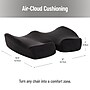 Mind Reader Memory Foam Office Chair Ergonomic Orthopedic Cushion, Black (ORTHOCUSH-BLK)~#|#~B5CE91A5-F1E1-4F92-AFAF31035B4918F1_sc7