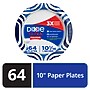 Dixie Ultra 10" Paperboard Plates, Multicolored, 64 Plates/Pack(16525)~#|#~B5CEB742-D907-492F-B2FB4EE18902667E_sc7