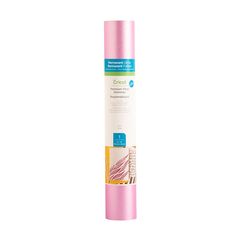 Cricut Premium Die Cutting Vinyl Shimmer, Pink (2004550) image 1