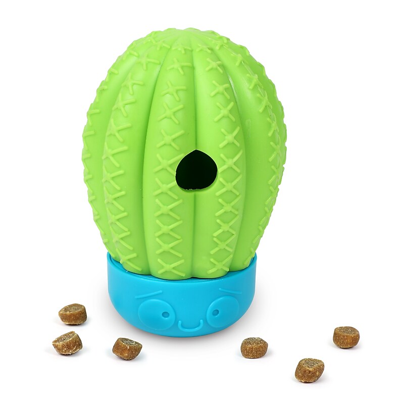 Brightkins Cactus Surprise Dog Puppy Treat Dispenser image 1