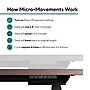 Workplace 2.0 55"W Electric Rectangular Adjustable Standing Desk with Micro Movements, Espresso (WP63152)~#|#~B5D2F8D7-C09F-4BB6-BBD7D8935B0C5F31_sc7