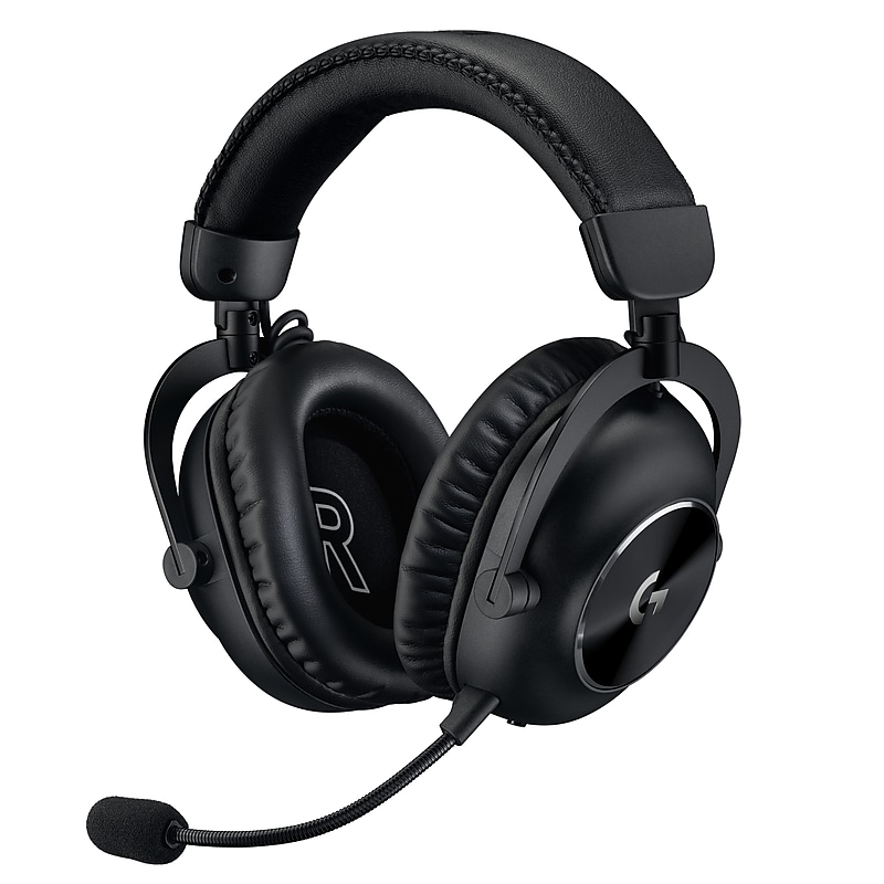Logitech PRO X 2 LIGHTSPEED Wireless Bluetooth Stereo Gaming Over-the-Ear Headset, 3.5mm, Black (981-001262) image 1