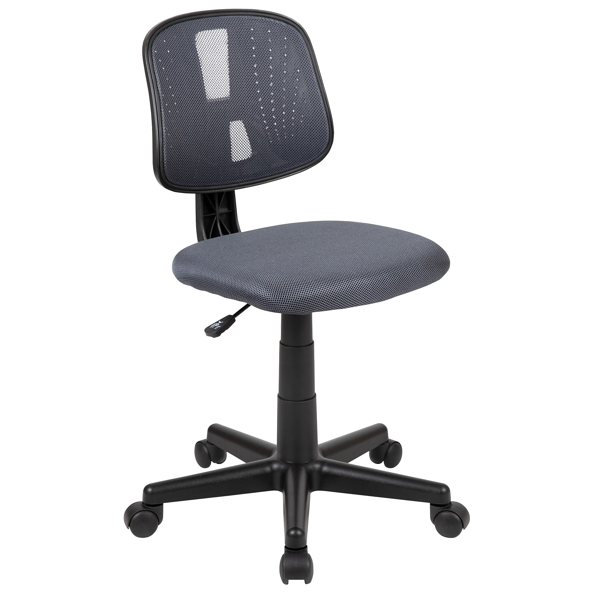 Flash Furniture Flash Fundamentals Armless Ergonomic Mesh Swivel Mid-Back Task Office Chair, Gray (LF134GY) Sansujyuku sansujyuku.com