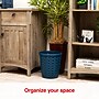 Staples Plastic Trash Can, 2.8 Gallon, Navy Blue (ST63896)~#|#~B5D902C5-D41F-422B-A246D24ADE46137A_sc7
