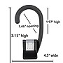 Nahanco 3 1/4" Plastic Hang All Clip, Black, 100/Box (610PB)~#|#~B5E0EE03-7AEB-417D-83B132D6943EBED4_sc7