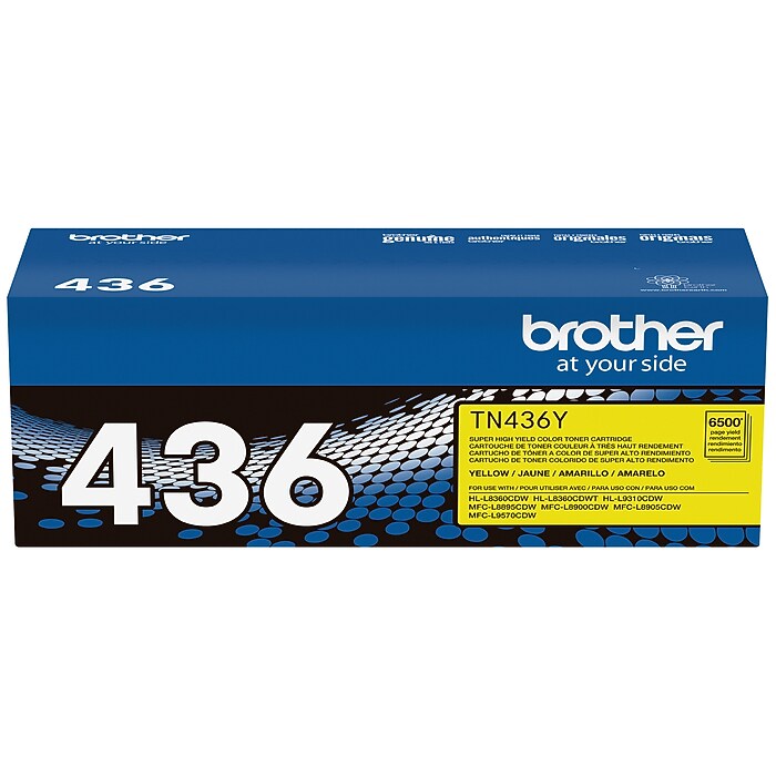 Brother TN-436 Yellow Extra High Yield Toner Cartridge (TN436Y