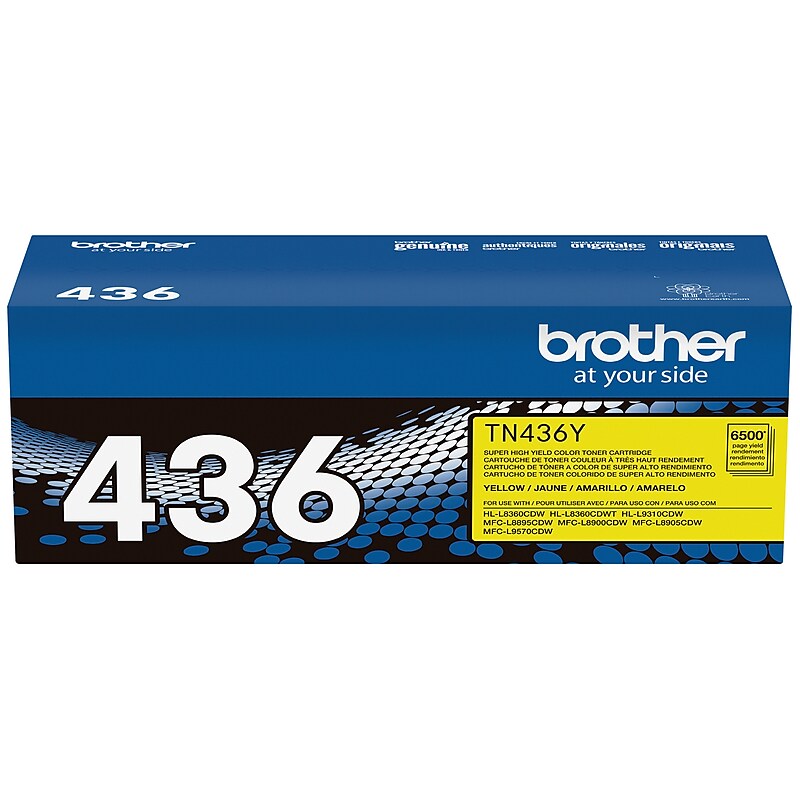 Brother TN-436 Yellow Extra High Yield Toner Cartridge   (TN436Y) image 1