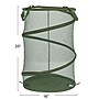 Household Essentials Collapsible Hamper, Mesh, Dark Green (HE1159)~#|#~B5ED73FD-542E-4B08-AFED3EE11AAF5C50_sc7