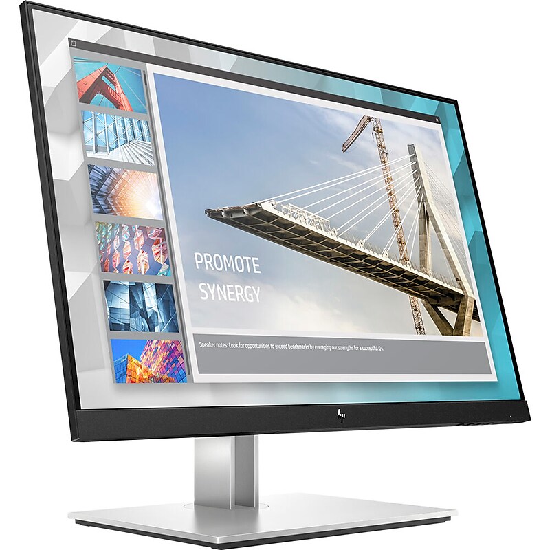 HP E24i G4 WUXGA 24" 60Hz LCD  Monitor, Black/Silver (9VJ40AA#ABA) image 1