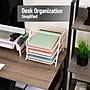 Mind Reader Metal Front Loading Letter Tray, Pink (3TPAPER-PNK)~#|#~B5F264AE-9B76-40A2-AD2B24BA4F8174DC_sc7