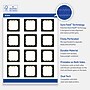 Avery Square Integrated Cards, Matte White, 100/Pack (19479370868)~#|#~B5F905AC-61C0-495F-B1001207D34D003F_sc7