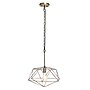 Lalia Home 1 Light 16" Metal Wire Paragon Hanging Ceiling LED Pendant Fixture, Antique Brass (LHP-3003-AB)~#|#~B5FBE829-77BA-4928-98CBB364A1617DF9_sc7