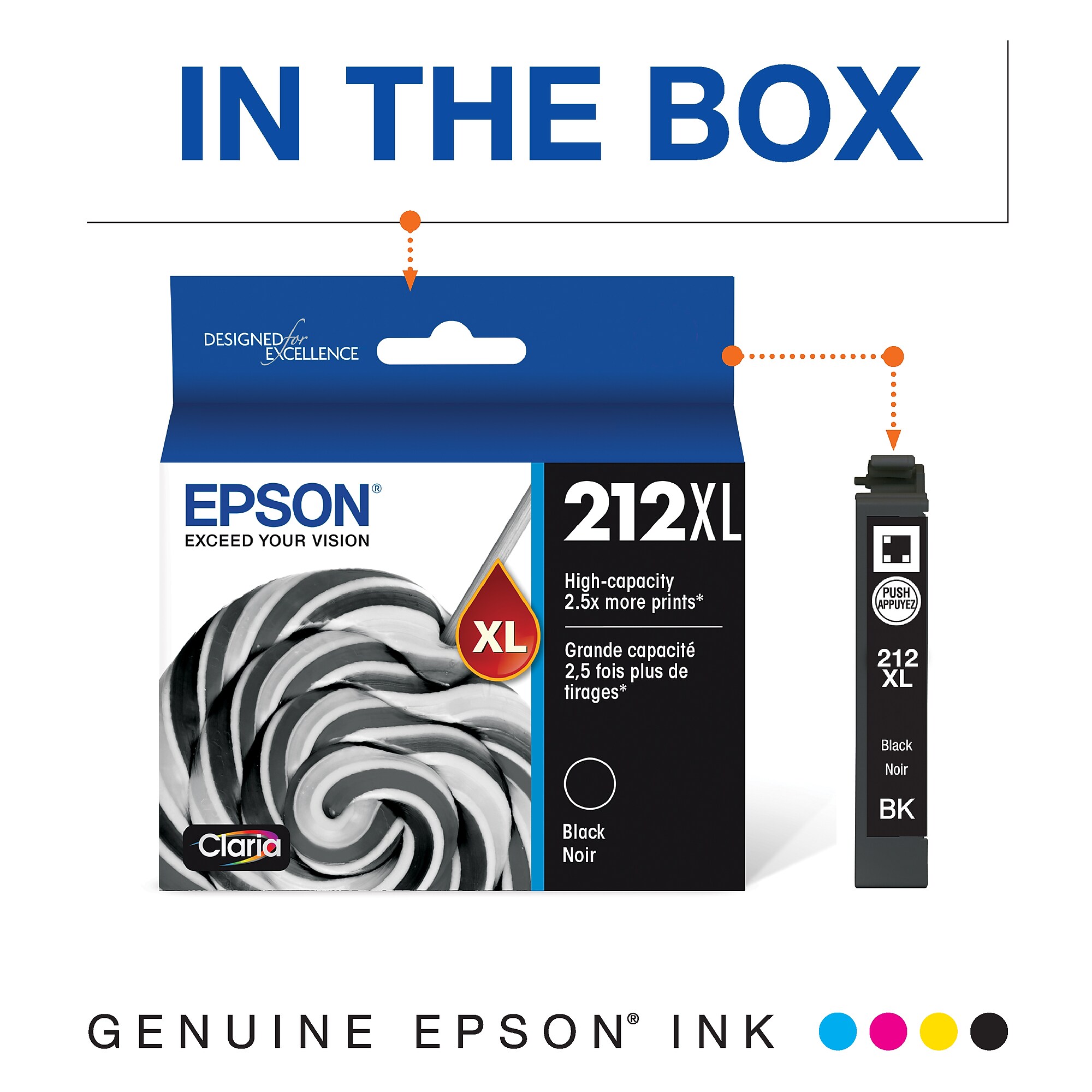 Epson T212XL Black High Yield Ink Cartridge (T212XL120-S) Sansujyuku sansujyuku.com