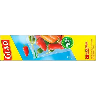 Glad Food Storage Zipper Bags, Gallon - Thumbnail 5