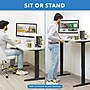Mount-It! Dual Motor 48"W Electric Rectangular Adjustable Standing Desk, White/Black (MI-18120)~#|#~B5FD9A28-7D08-44E0-AAA96BE4153134F5_sc7