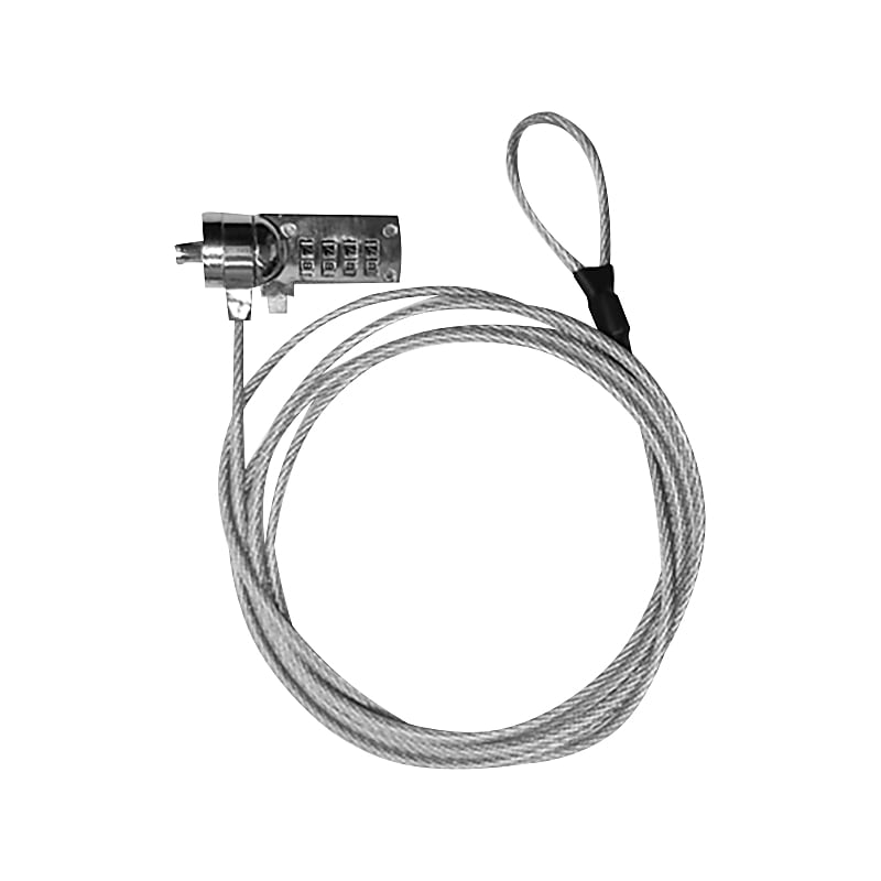 4XEM Combination Laptop Cable Lock, 6 ft. (4XLAPLOCK6) image 1