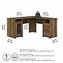 Bush Furniture Cabot 60"W Wood L-Shaped Computer Desk, Reclaimed Pine (WC31530K)~#|#~B6026AD4-3AE0-4C1D-AB1B2C8BA14546A6_sc7