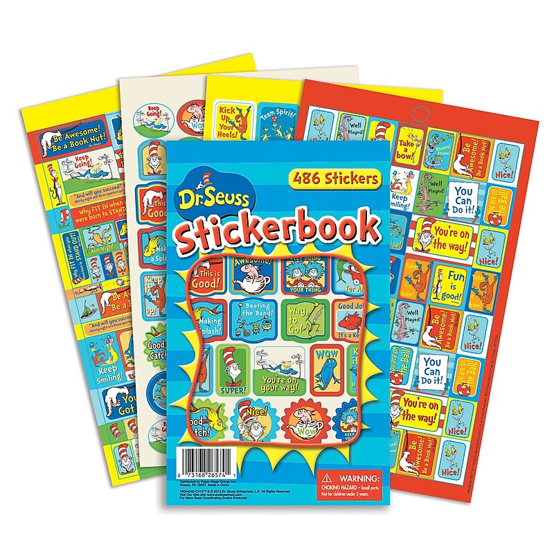 Eureka Sticker Book, Dr. Seuss™ Awesome image 1