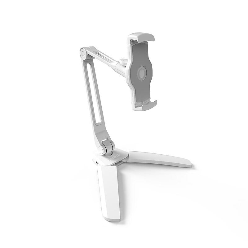 Kanto Universal Phone and Tablet Stand with Extended Arm and Mounting Brackets, White (DS250W) image 1